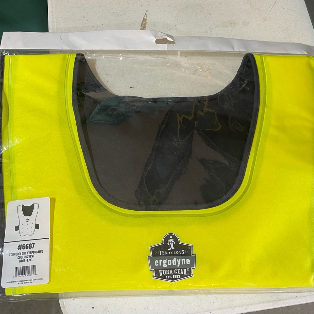 Ergodyne High-Visibility Lime Cooling Vest